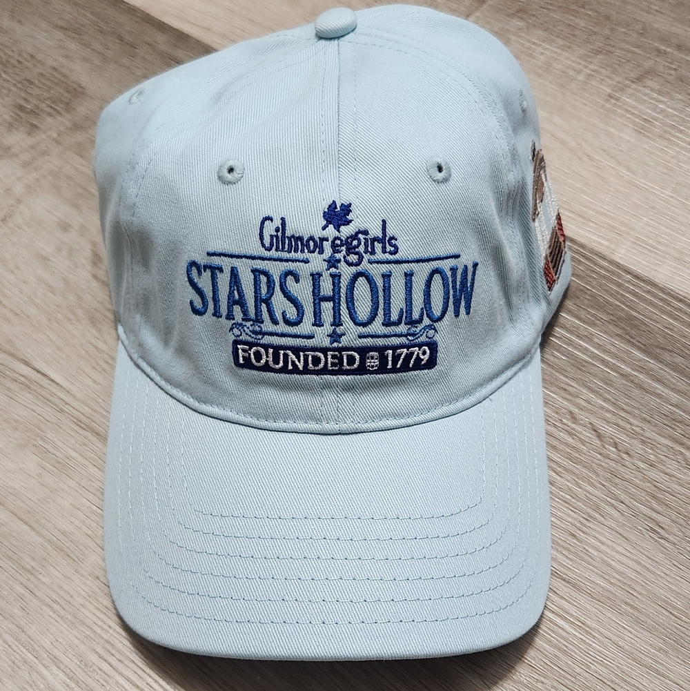 Gilmore Girls Stars Hollow Embroidered Baseball Cap - Light Blue